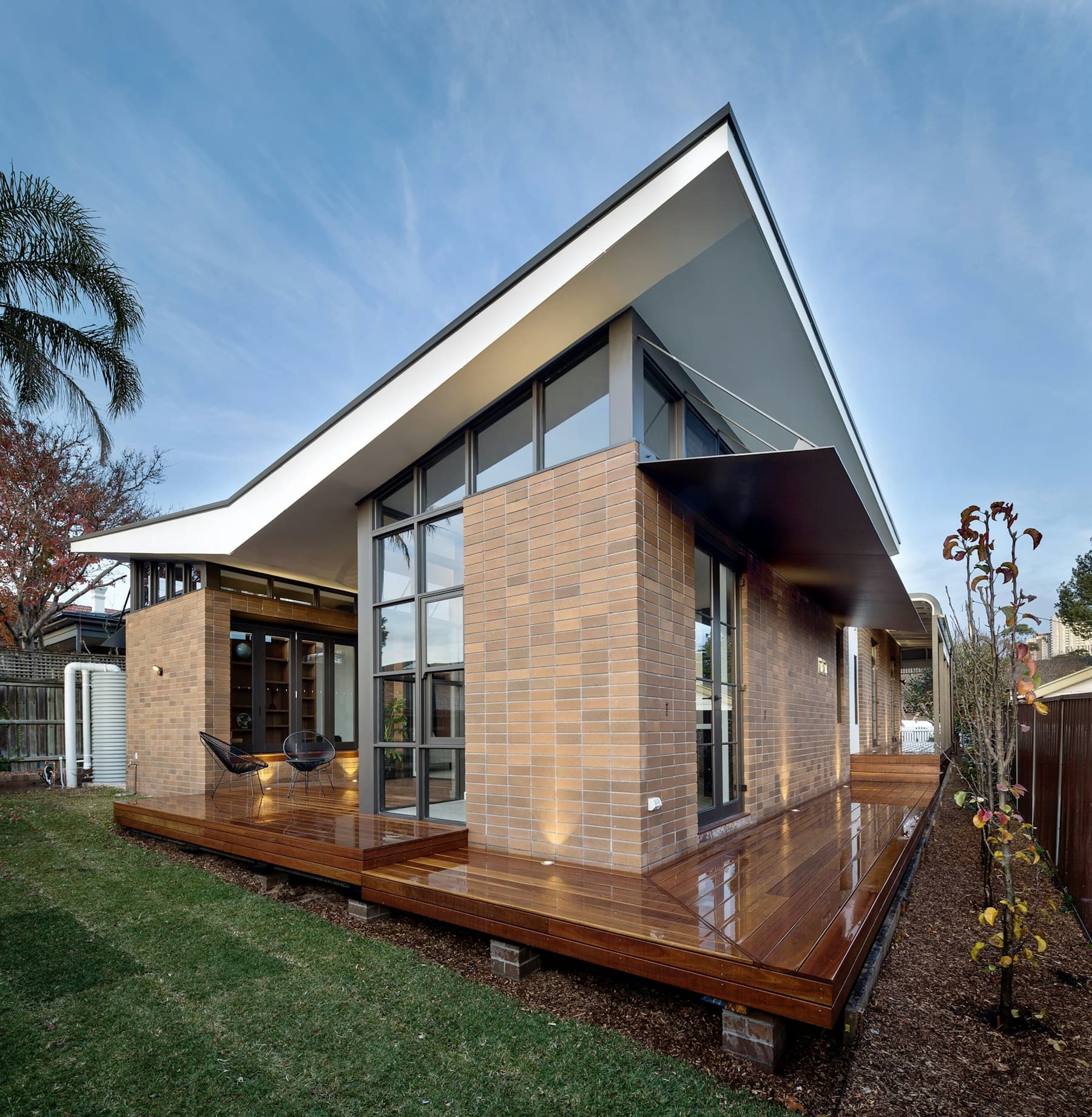 Contemporary Australian home with timber detailing and large windows